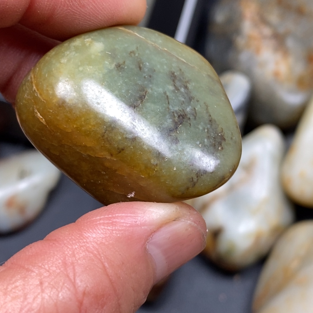 和田玉挂件银S925镀金镶嵌