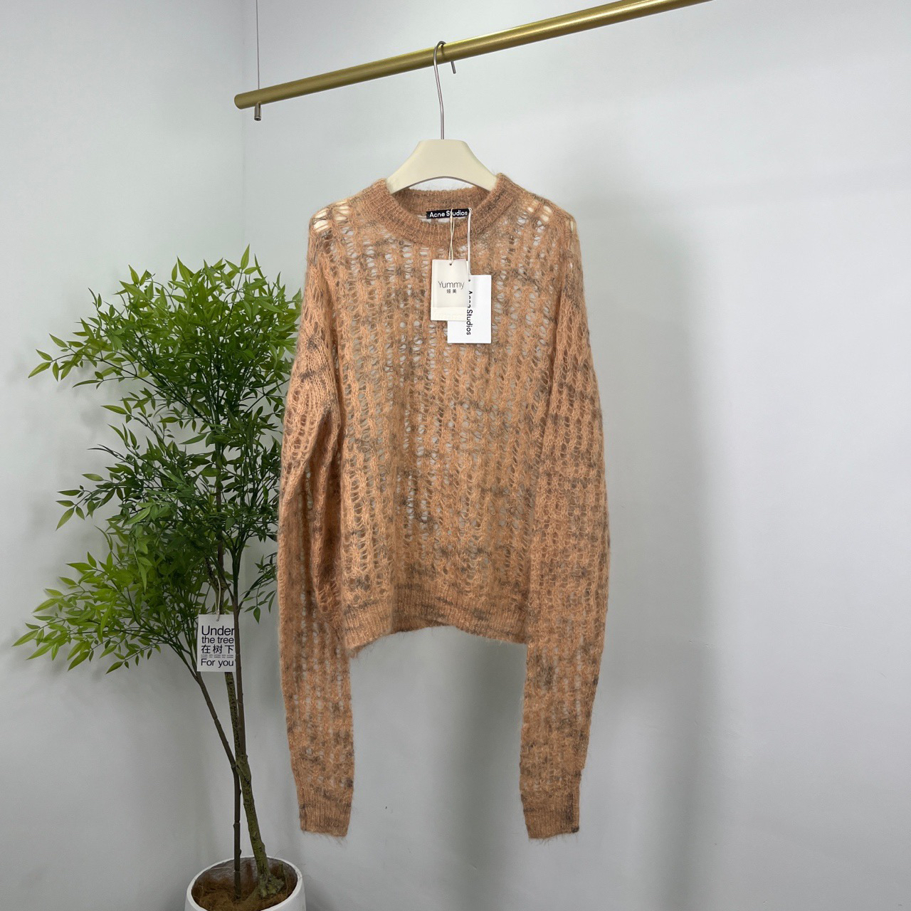 99新 AcneStudios 羊毛镂空针织毛衣 XS码/全新/吊牌 YM2037