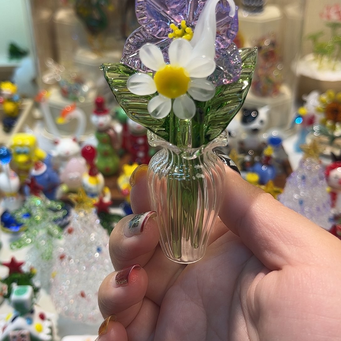 手工艺品琉璃琉璃花