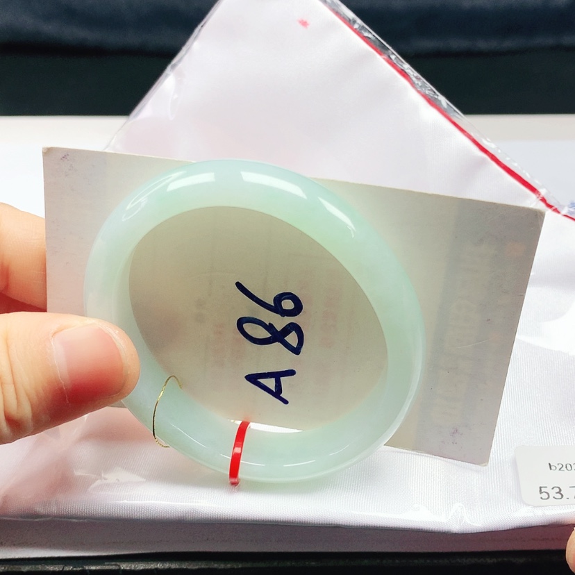【闪购商品】翡翠手镯未镶嵌53➕圈口贵妃