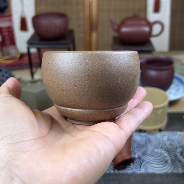 紫砂茶壶主人杯容量100