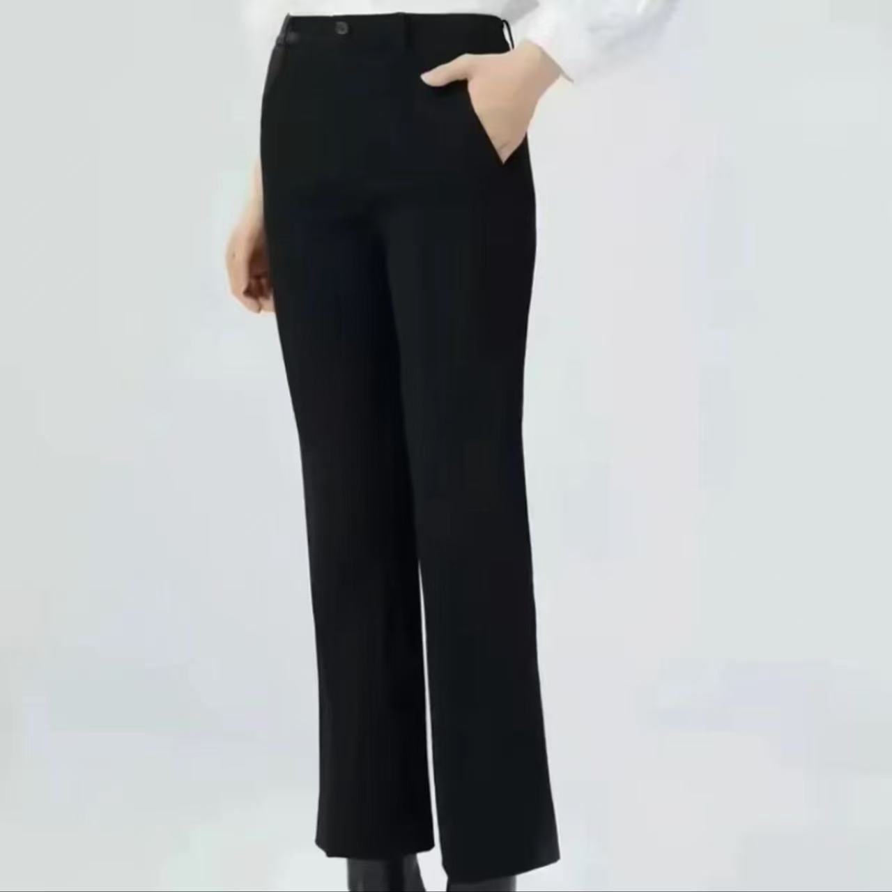 GIRDEAR/哥弟110055新款春秋显瘦休闲时尚百搭通勤西装直筒微喇裤