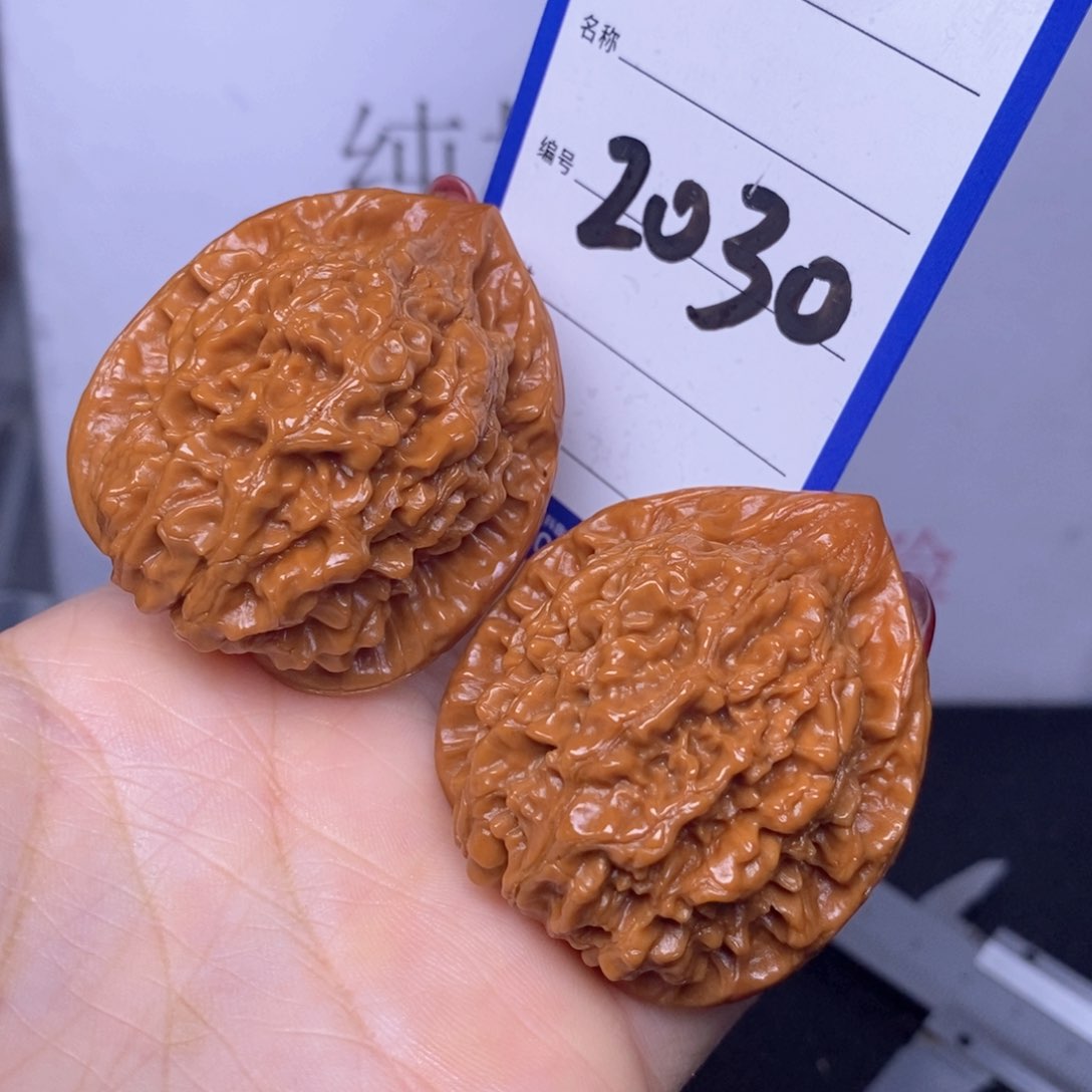 文玩核桃把件2030/42官帽福利