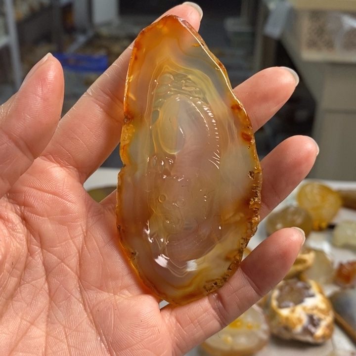 玛瑙/玉髓吊坠(不含链)未镶嵌