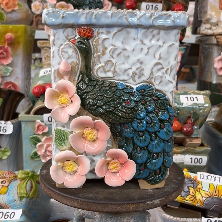 紫砂花盆粗陶材质多肉花盆