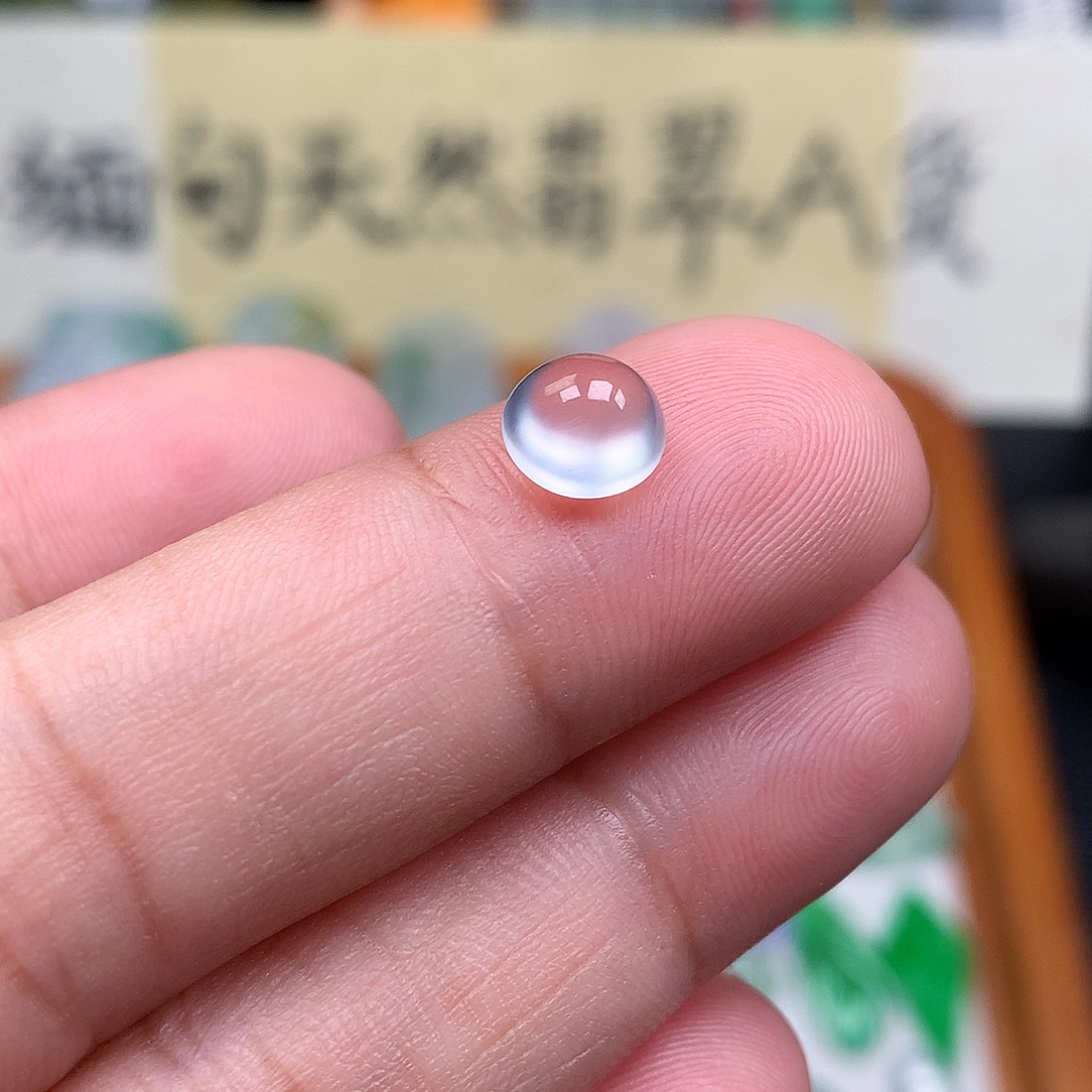 翡翠裸石缅甸天然A货翡翠冰种蛋面