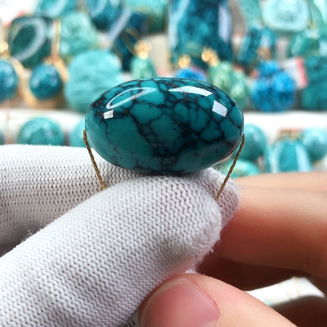 绿松石未镶嵌车挂