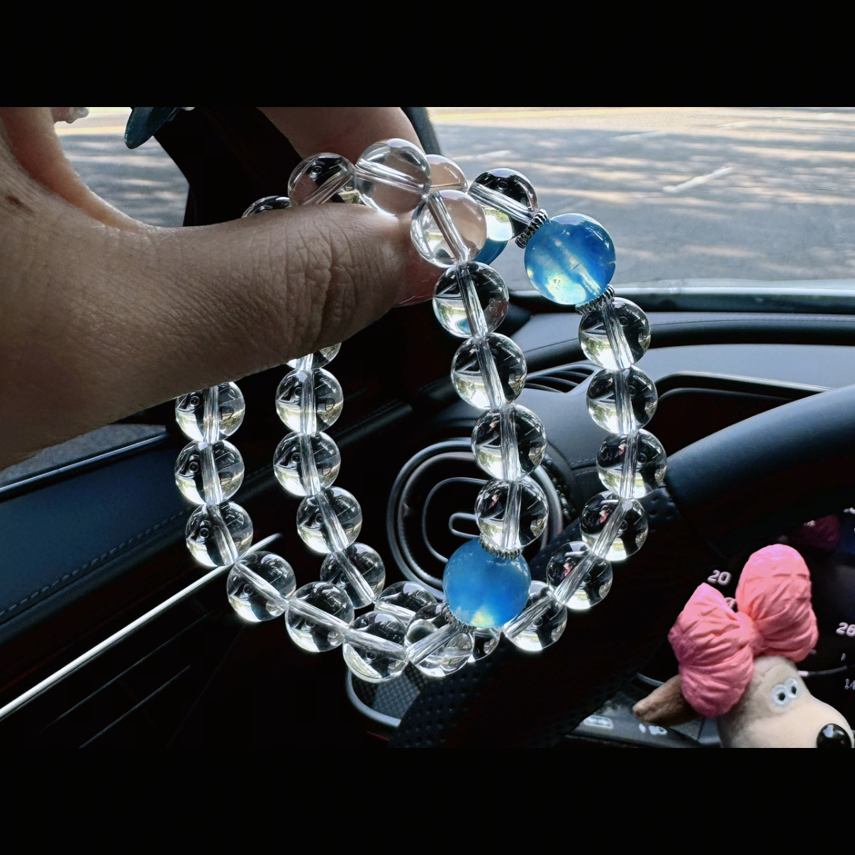 通孔款白水晶，5A级尖货，绝美品质！【下单私信客服改手围】