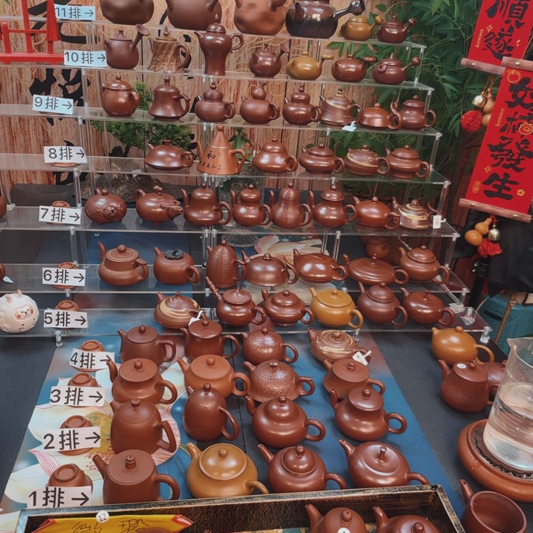 紫砂茶壶大****5朱泥茶壶小金钟