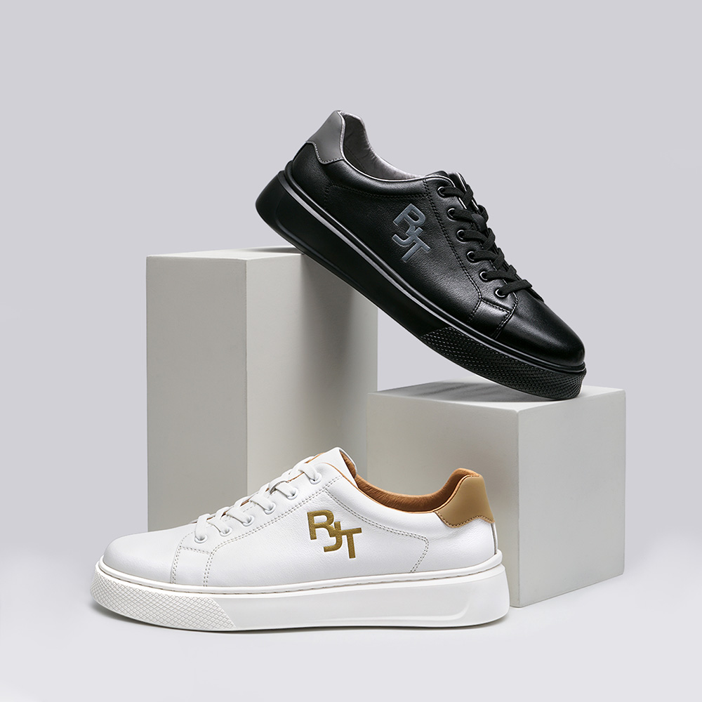 OB12301男士男款运动时尚休闲百搭真皮潮流品牌男鞋断码清仓