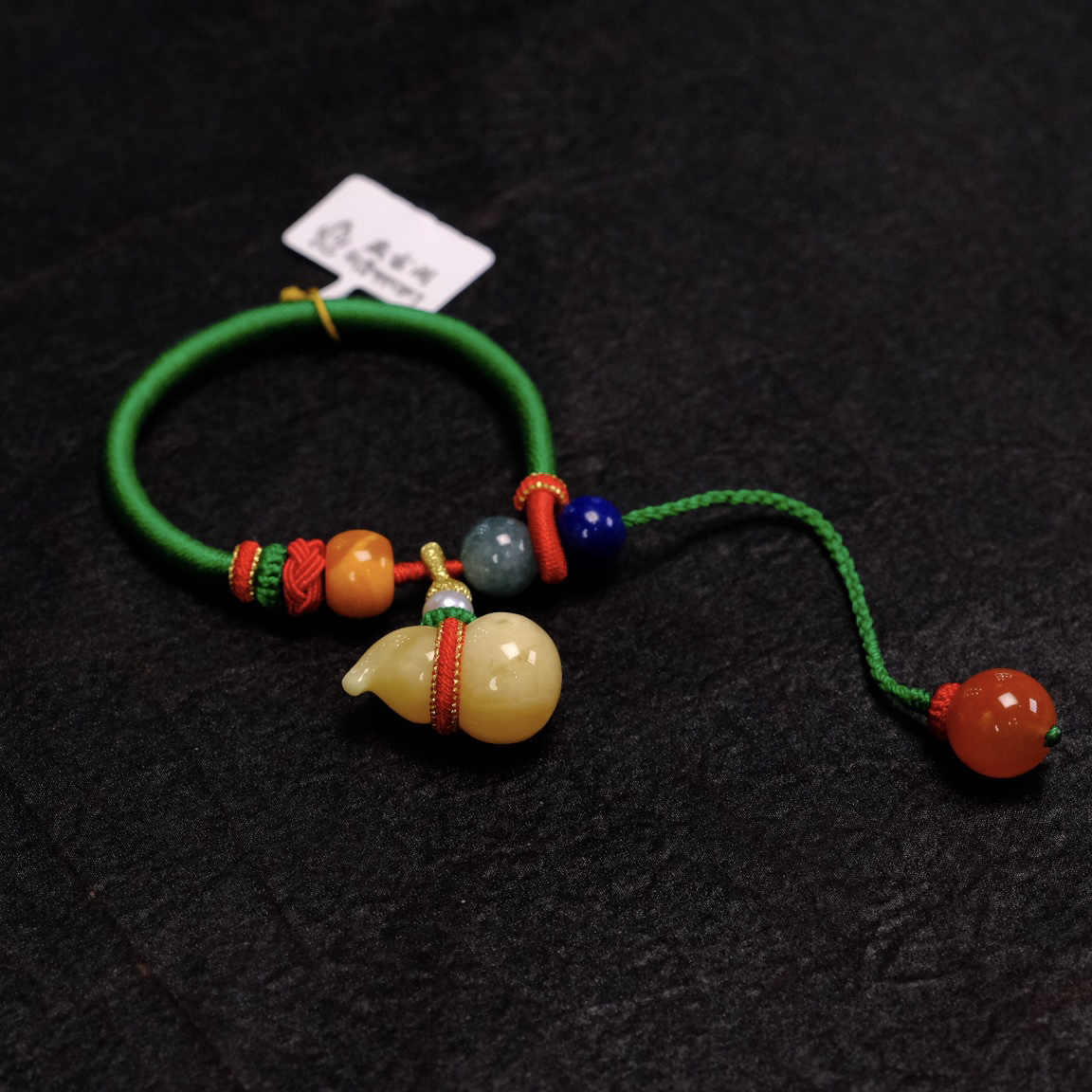 天然蜜蜡葫芦手工编织手绳可调长短