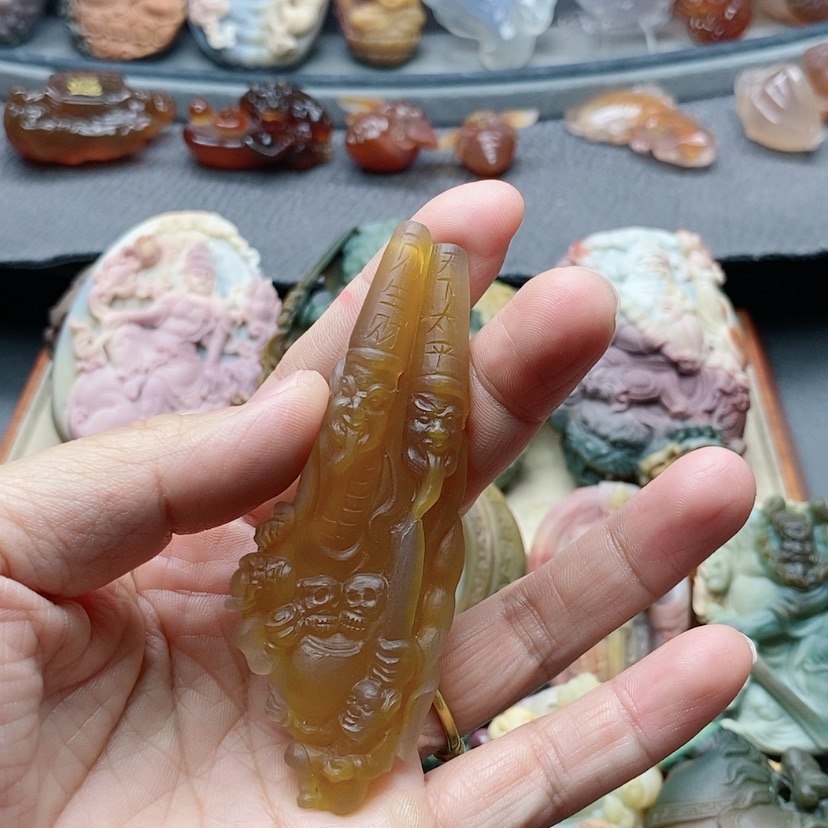 【闪购商品】未镶嵌吊坠定制玛瑙