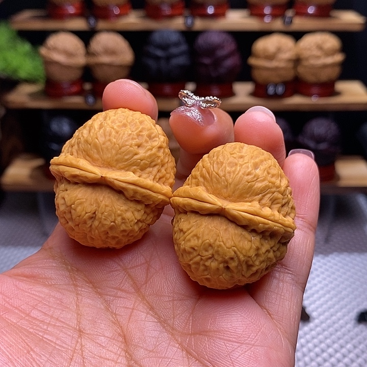 文玩核桃把件石奎元宝12