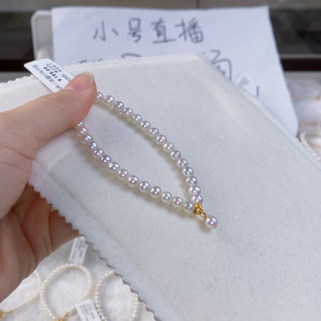 淡水珍珠手绳银S925镶嵌