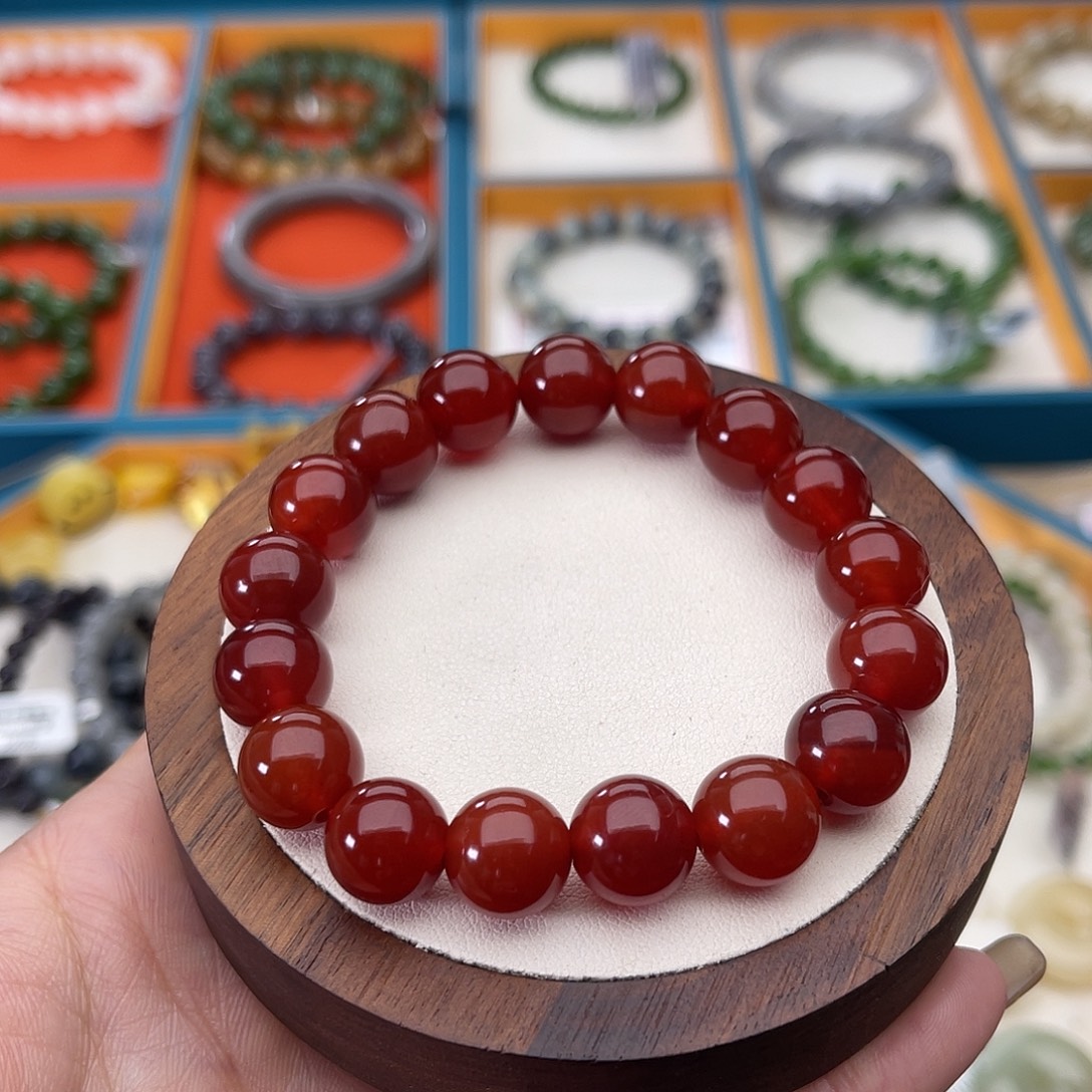 玛瑙/玉髓未镶嵌手串A3