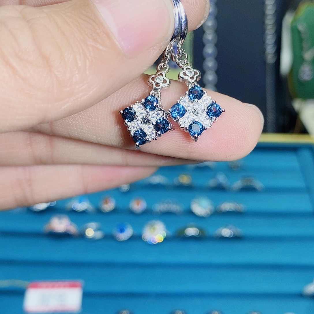 紫晶珠宝半成品银S925镶嵌