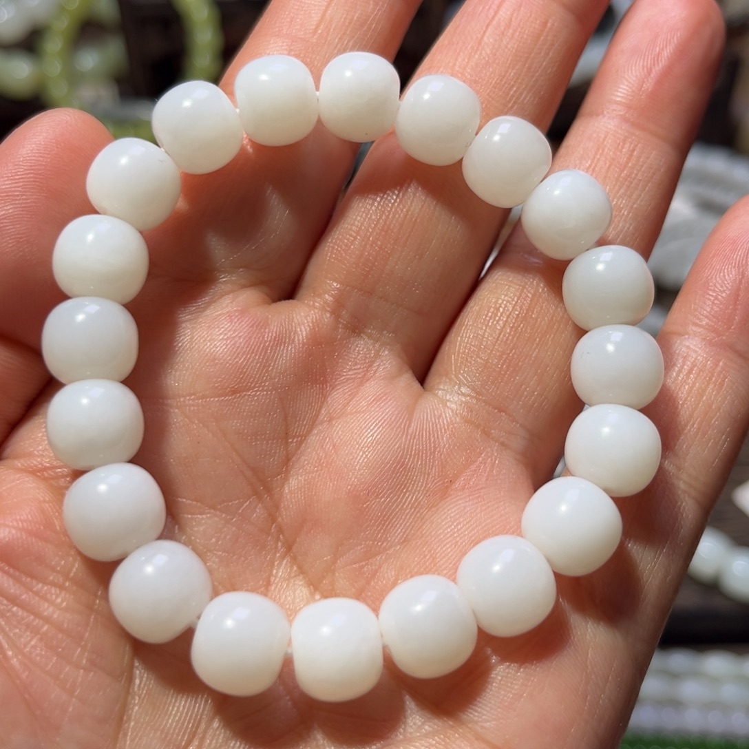 和田玉未镶嵌手链