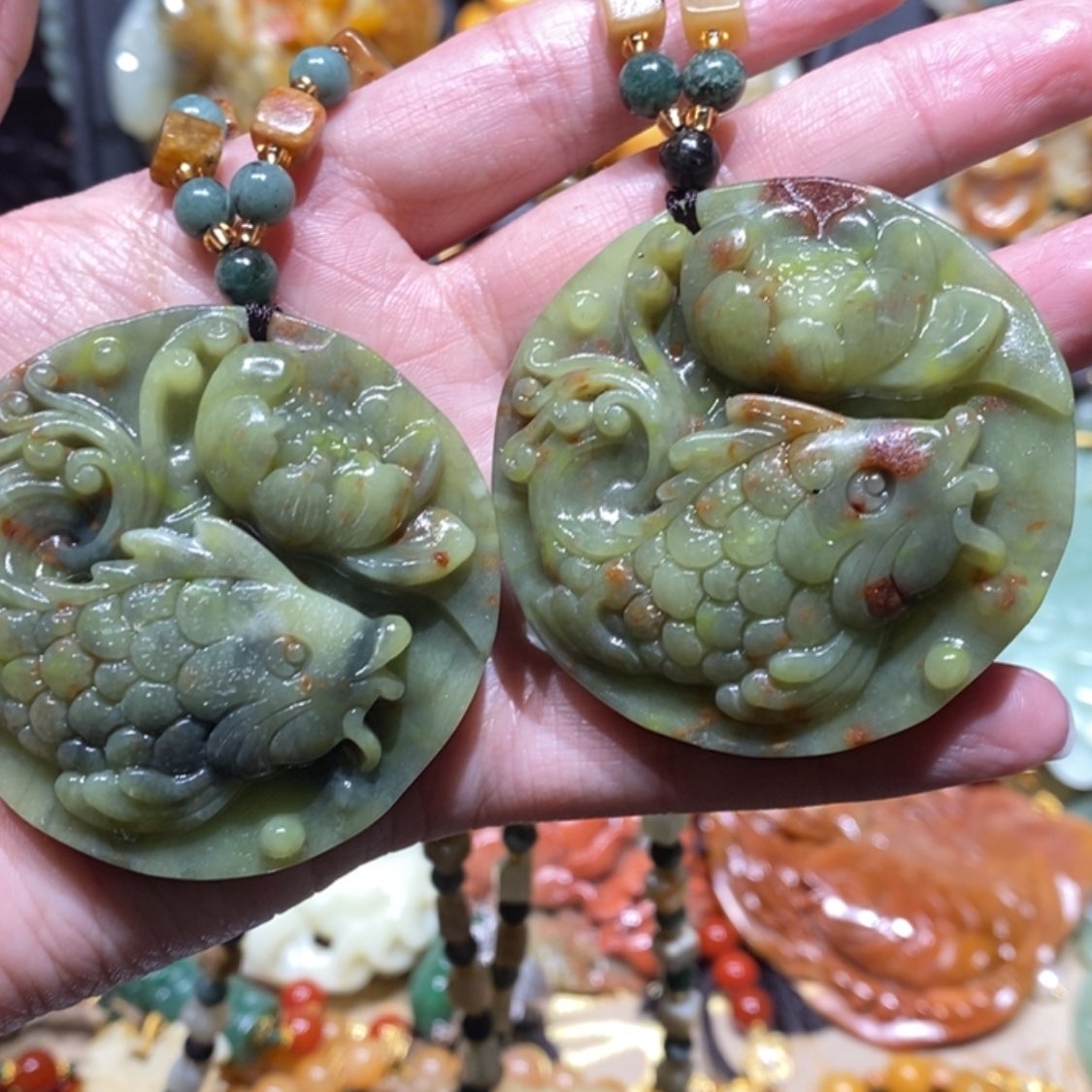 【闪购商品】岫玉毛衣链未镶嵌
