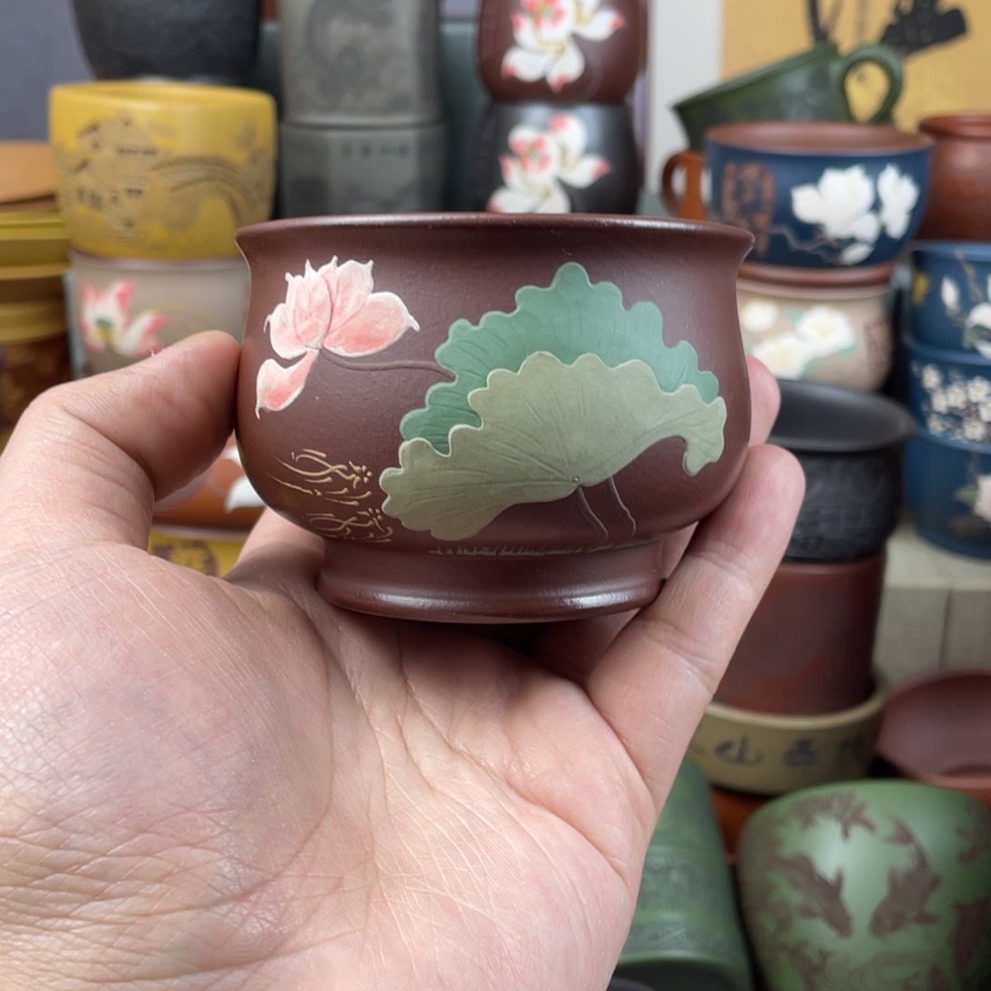 紫砂茶杯紫砂茶杯