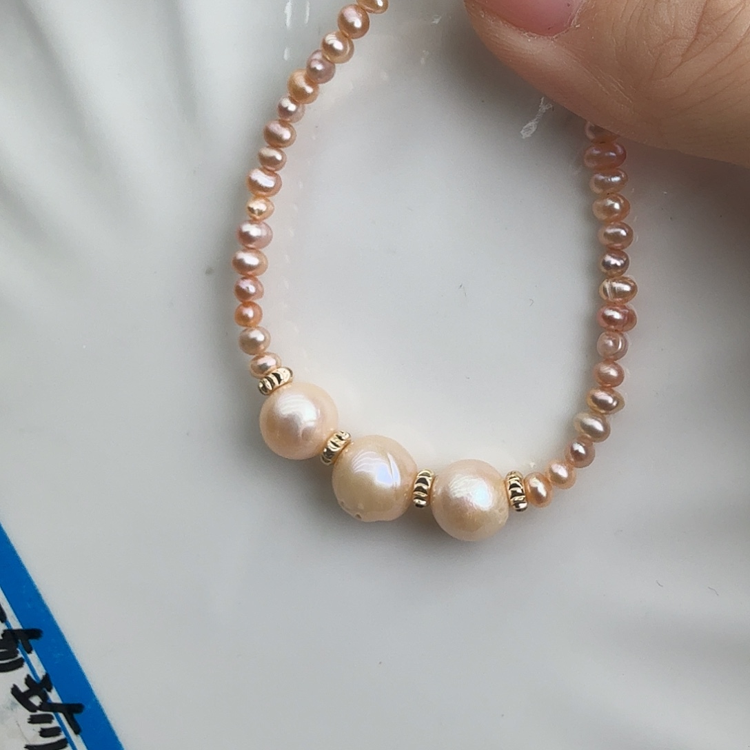 未镶嵌颈饰淡水珍珠