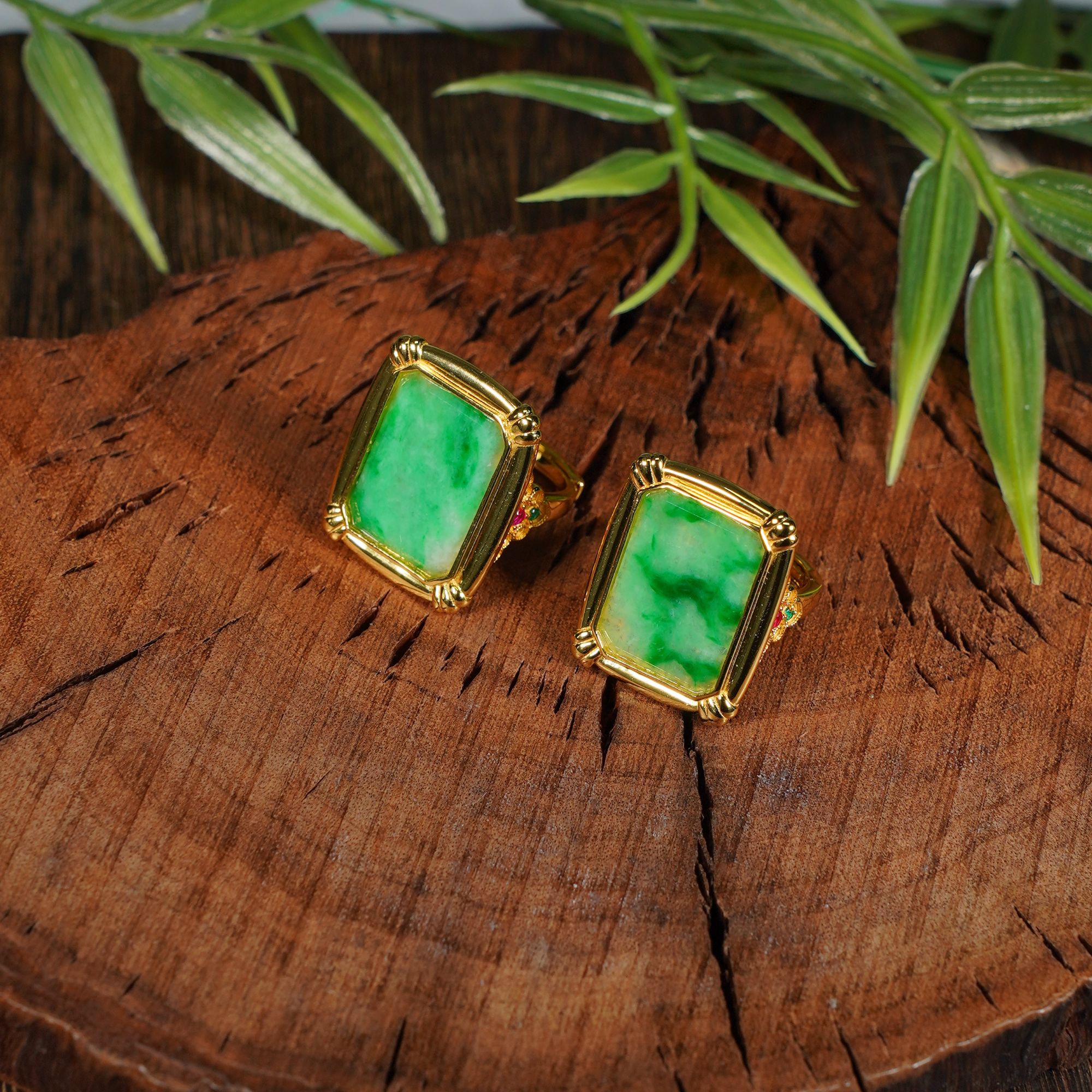 R*翡翠无事牌戒指@HSG02121804@多样性发其一