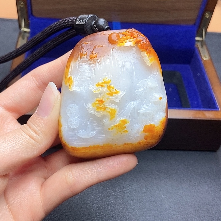 和田玉挂件未镶嵌N