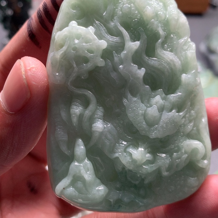 翡翠未镶嵌颈饰保真天然a货翡翠