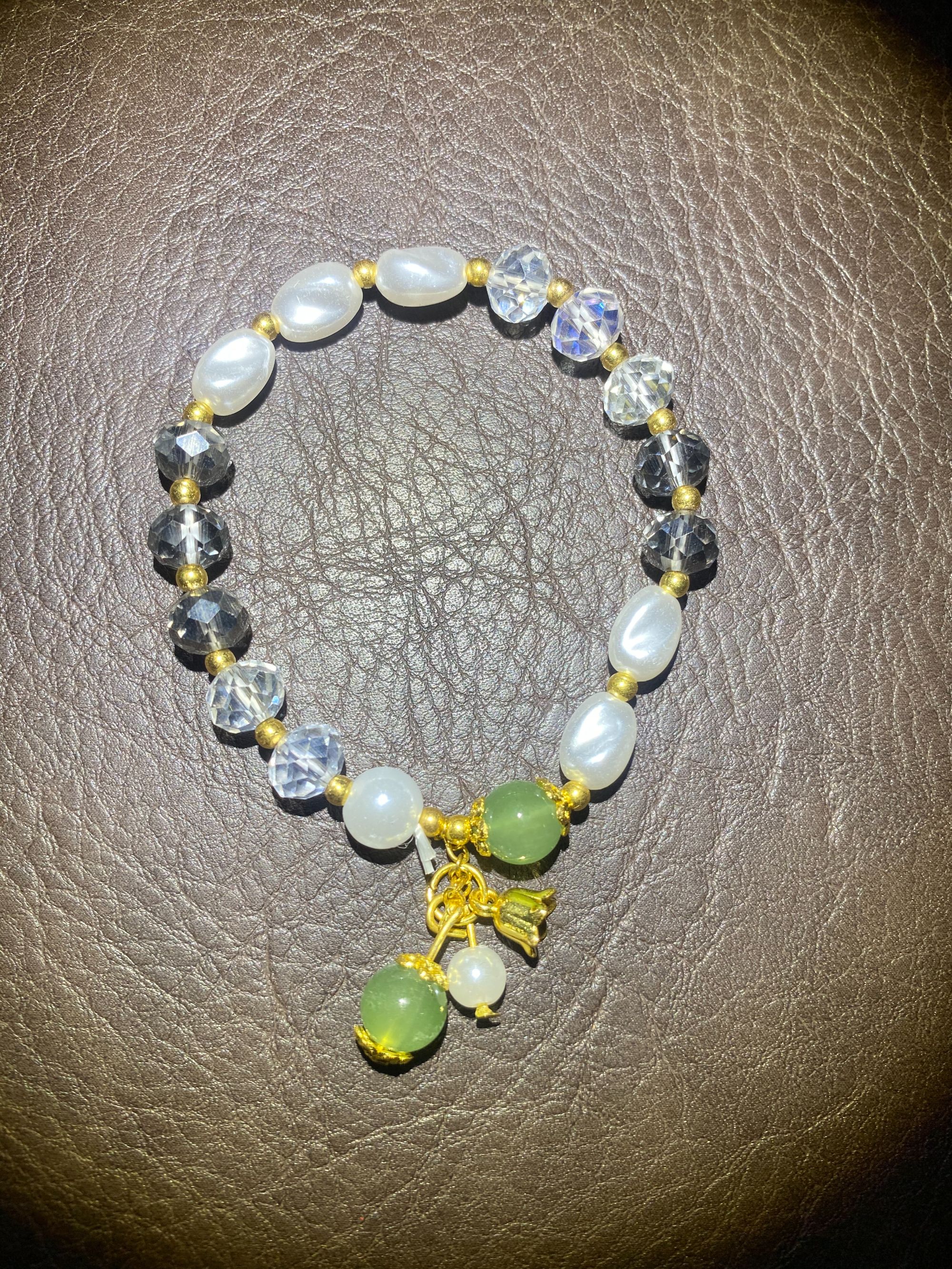 合金仿水晶手链 0062精品手串yw0062（无礼盒）