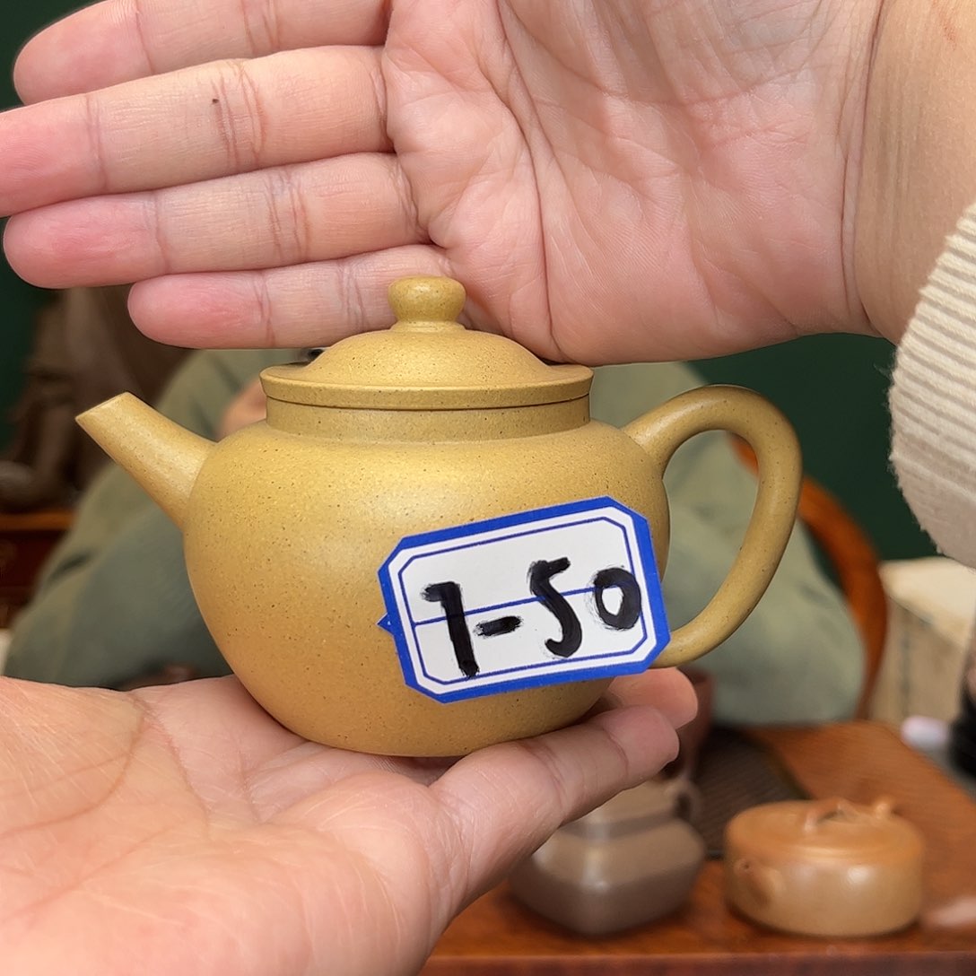 紫砂茶壶戒本绿立帽