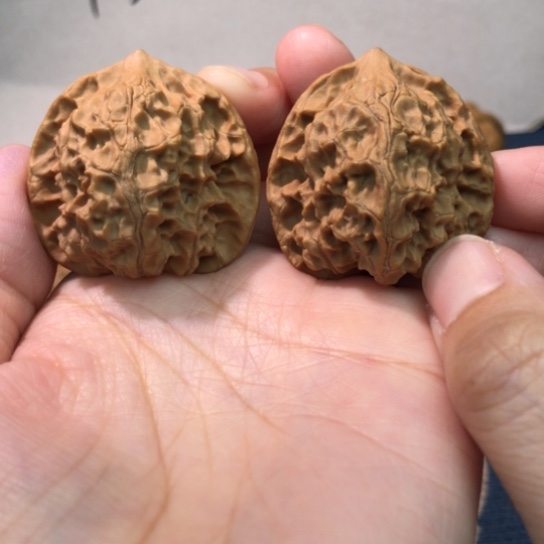 把件文玩核桃白蛇骨