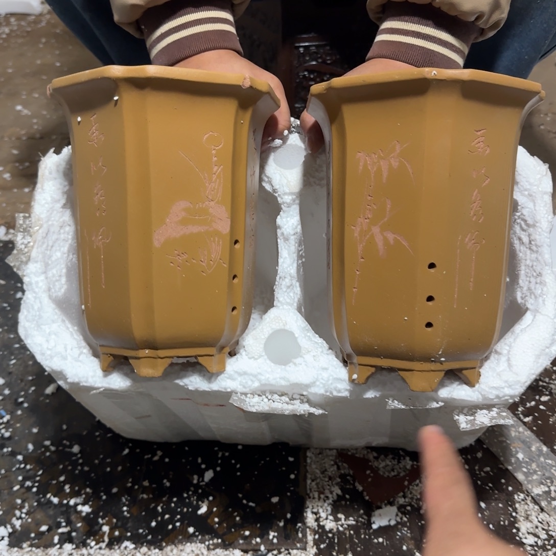 紫砂花盆口径15.20口径