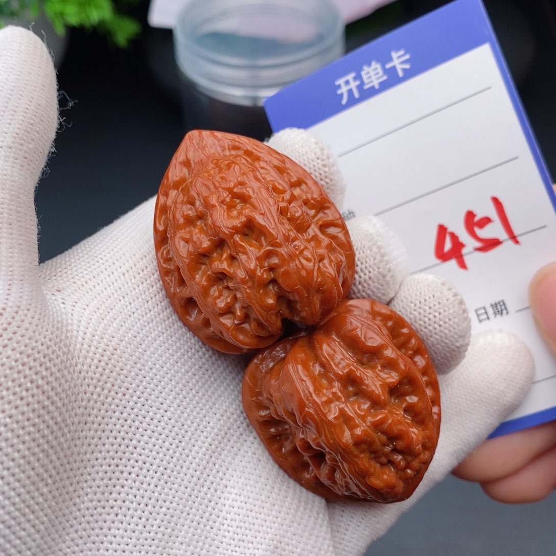 文玩核桃把件34鸡心451
