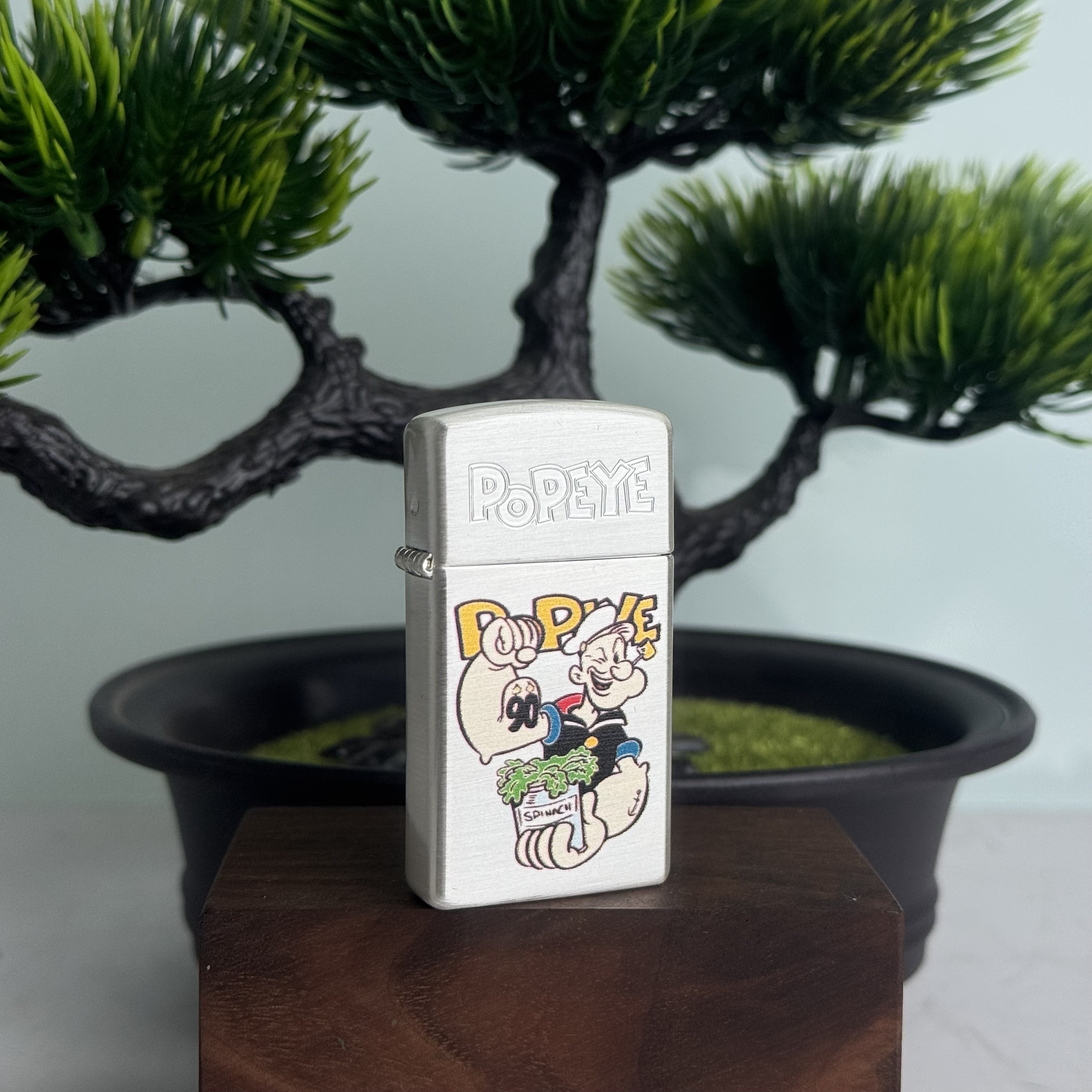 ZIPPO打火机 包银大力水手2 纤巧打火机 DYJ1