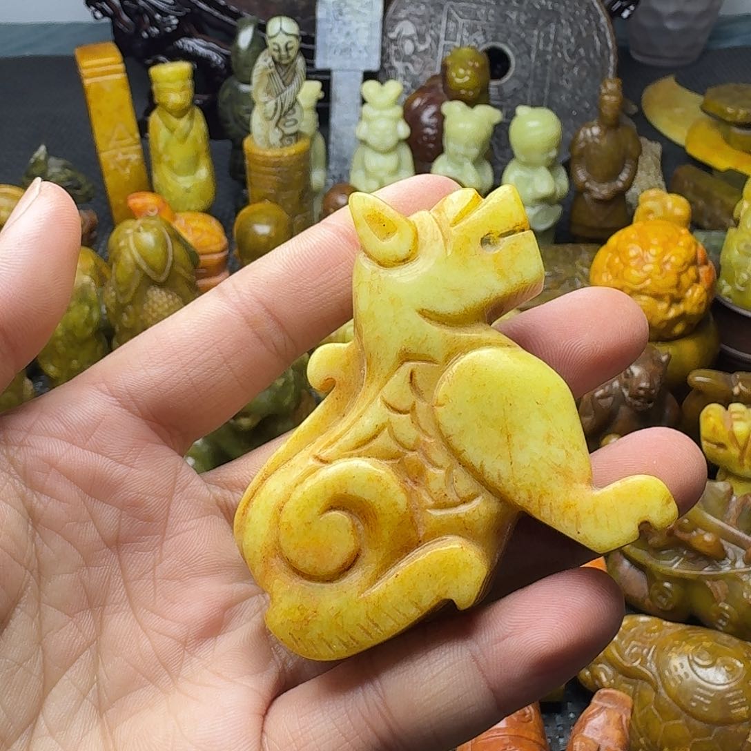 白玉菩提吊坠。。。