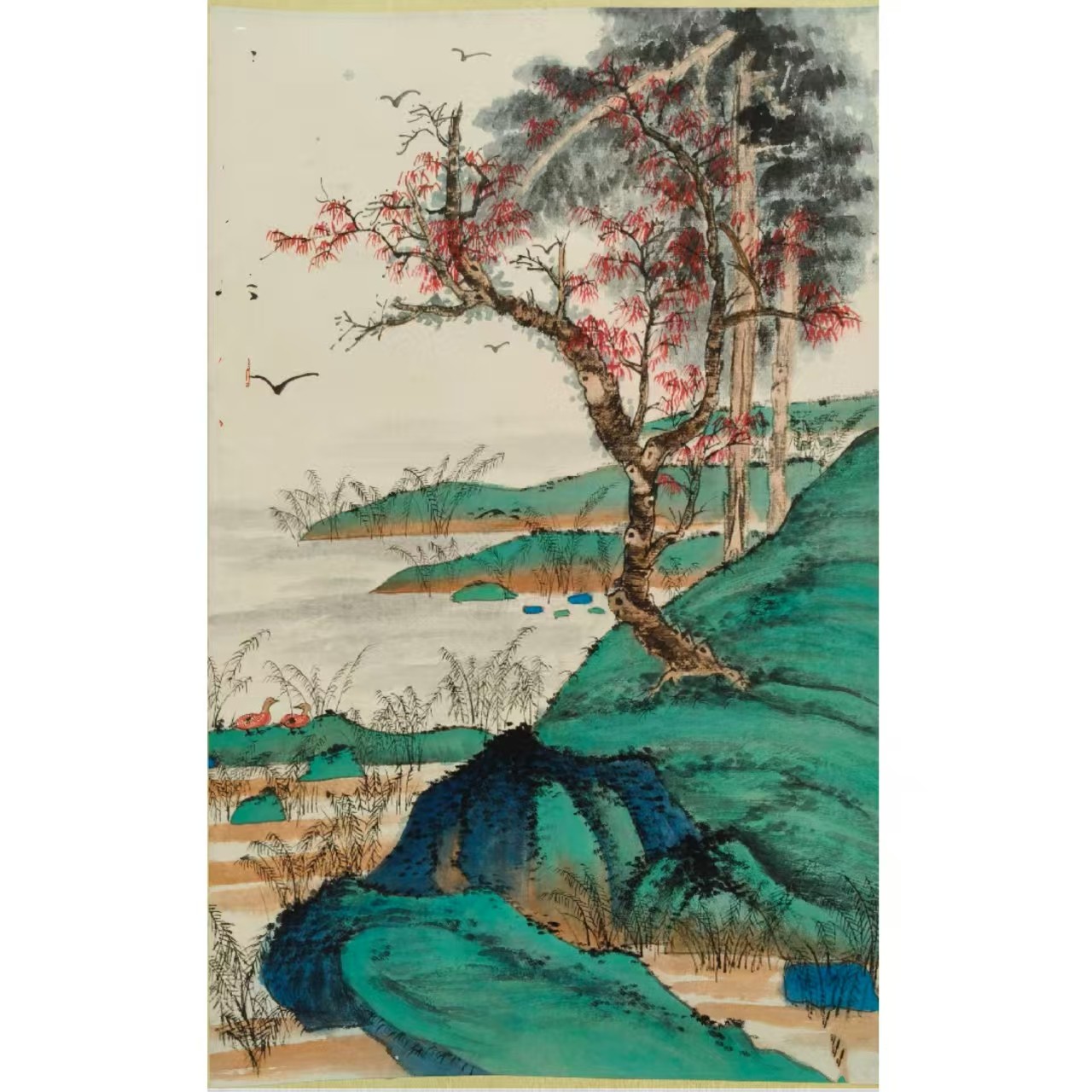 Y014 《山水》谢69*44（2.8平尺）纸本立轴