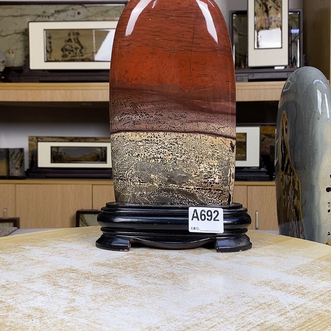 昌化石印石广西国画石摆件