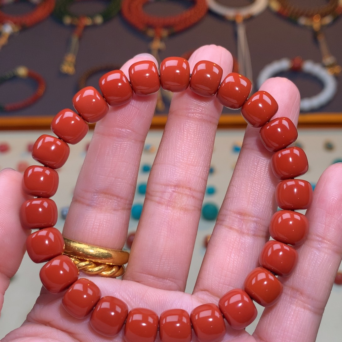 南红玛瑙未镶嵌颈饰