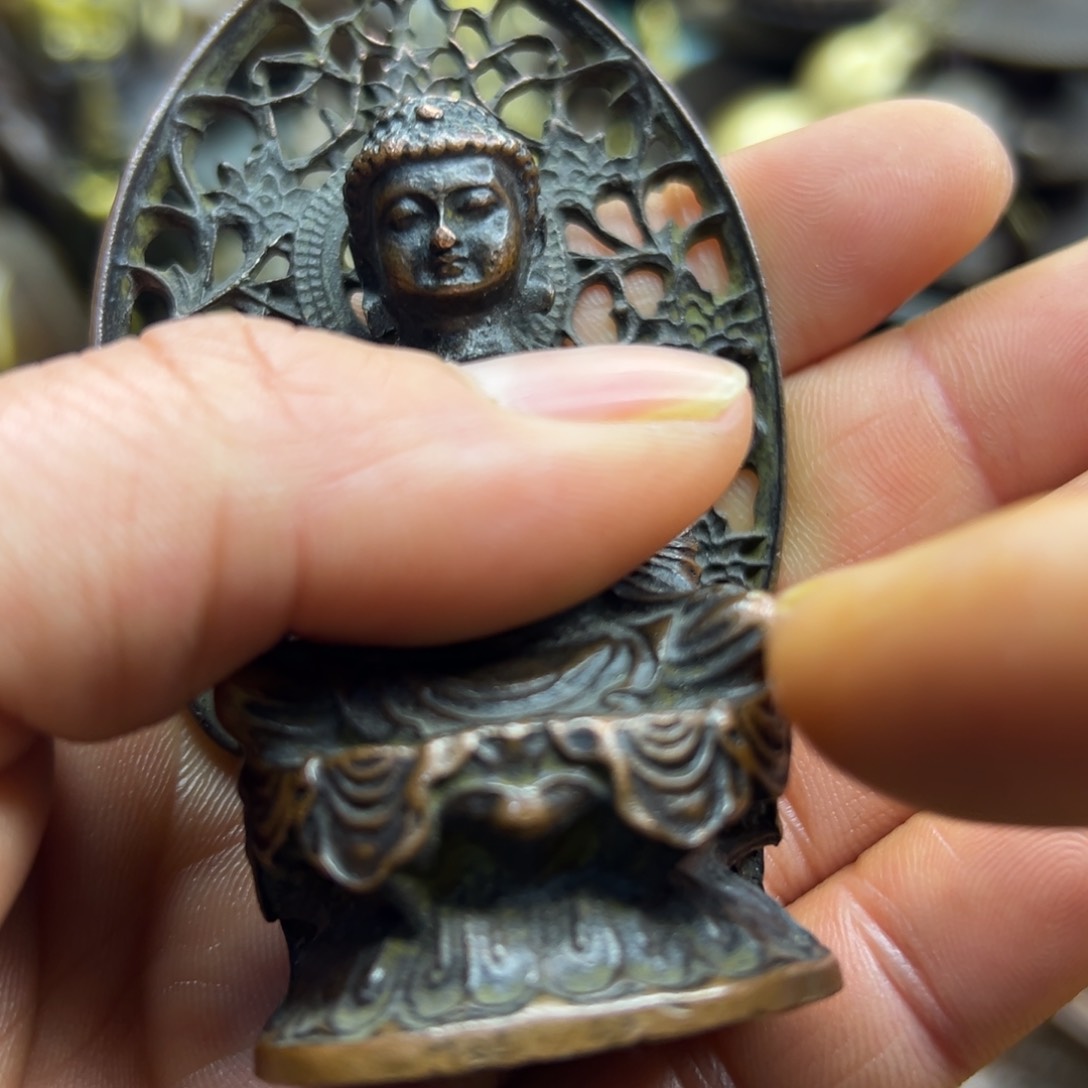 铜摆件欢迎欢迎你