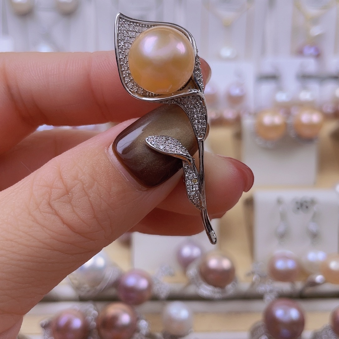 淡水珍珠胸饰未镶嵌