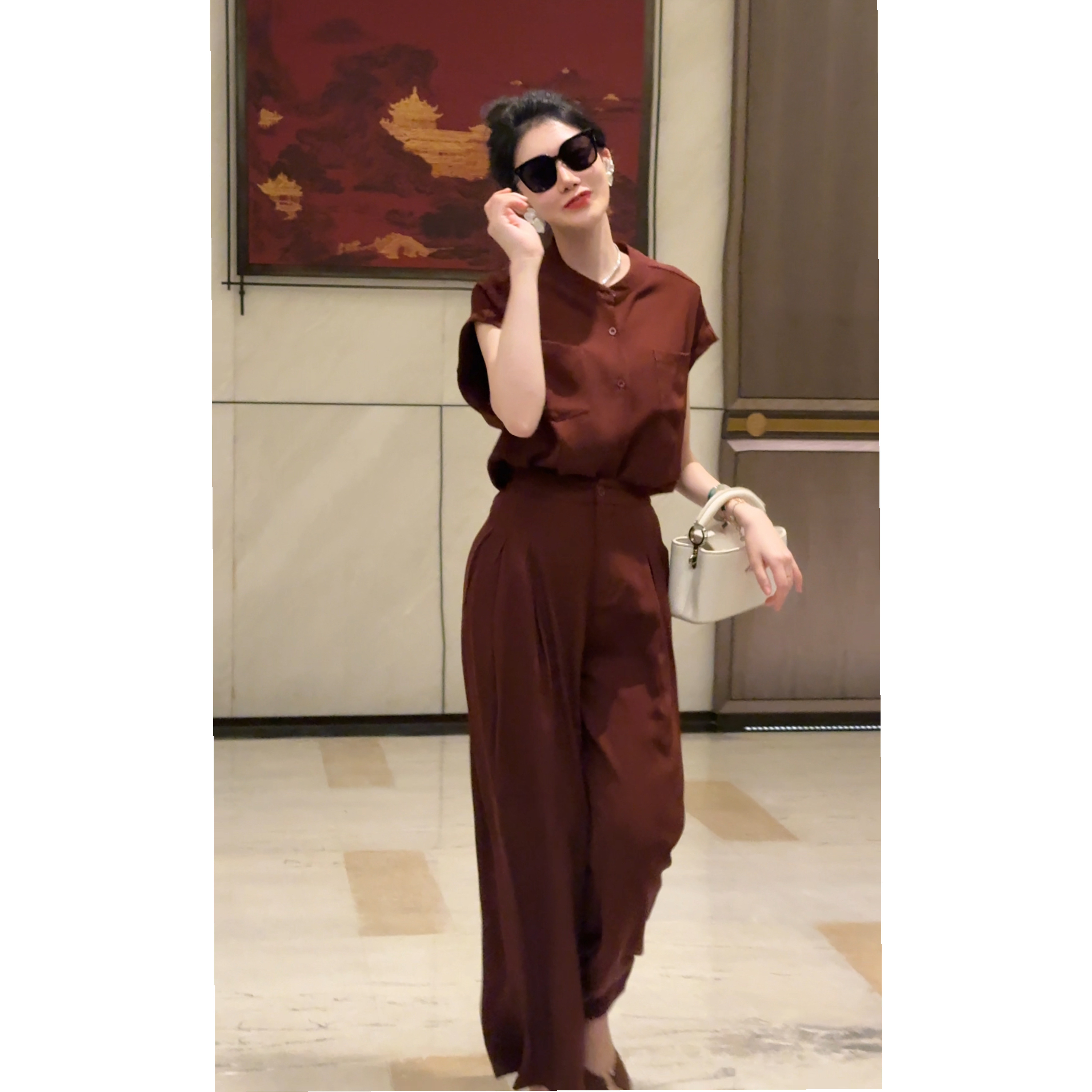 小众休闲设计感两件套时尚设计师气质显瘦女神百搭