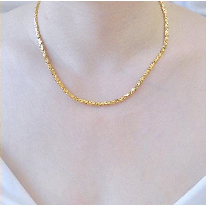 精工高版本鎏金项链