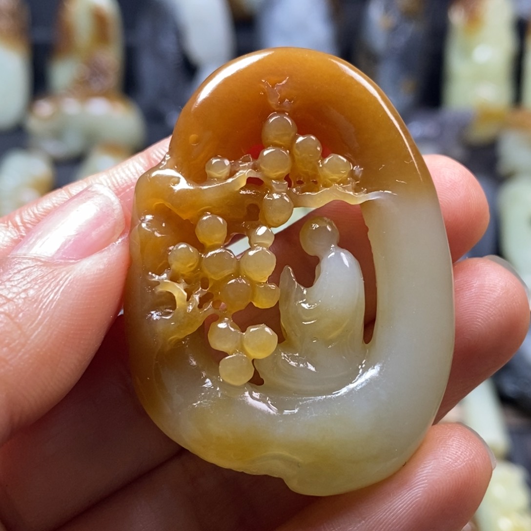 未镶嵌和田玉挂件