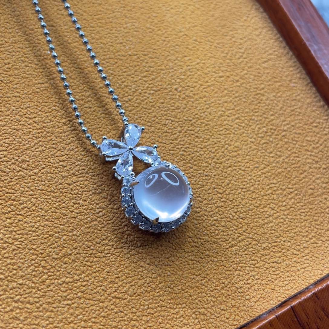 石英质玉在逃公主银S925镶嵌