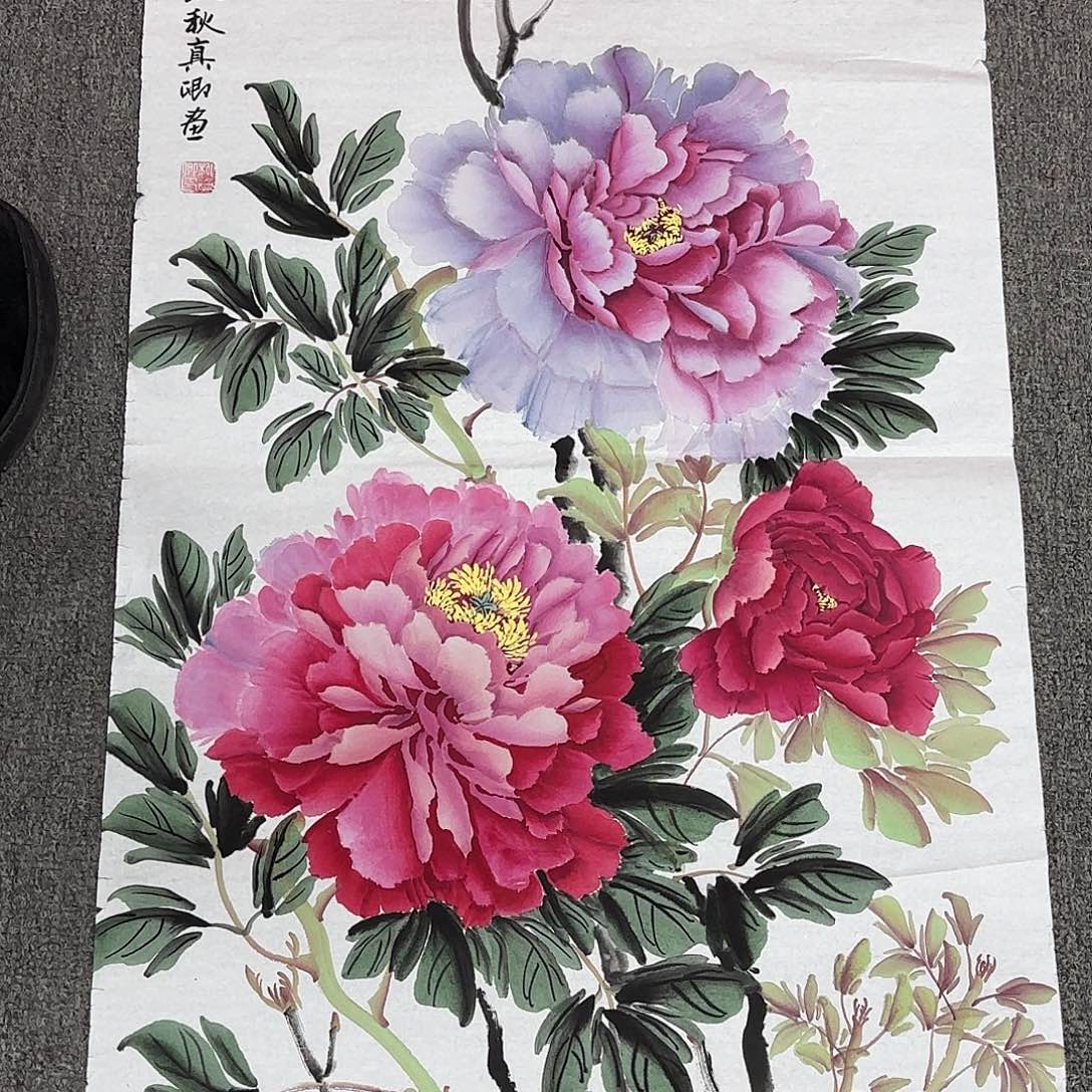 国画国画作品多次在国内外大展