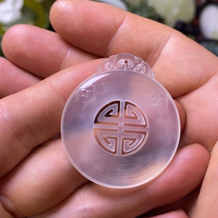岫玉岫玉颈饰未镶嵌