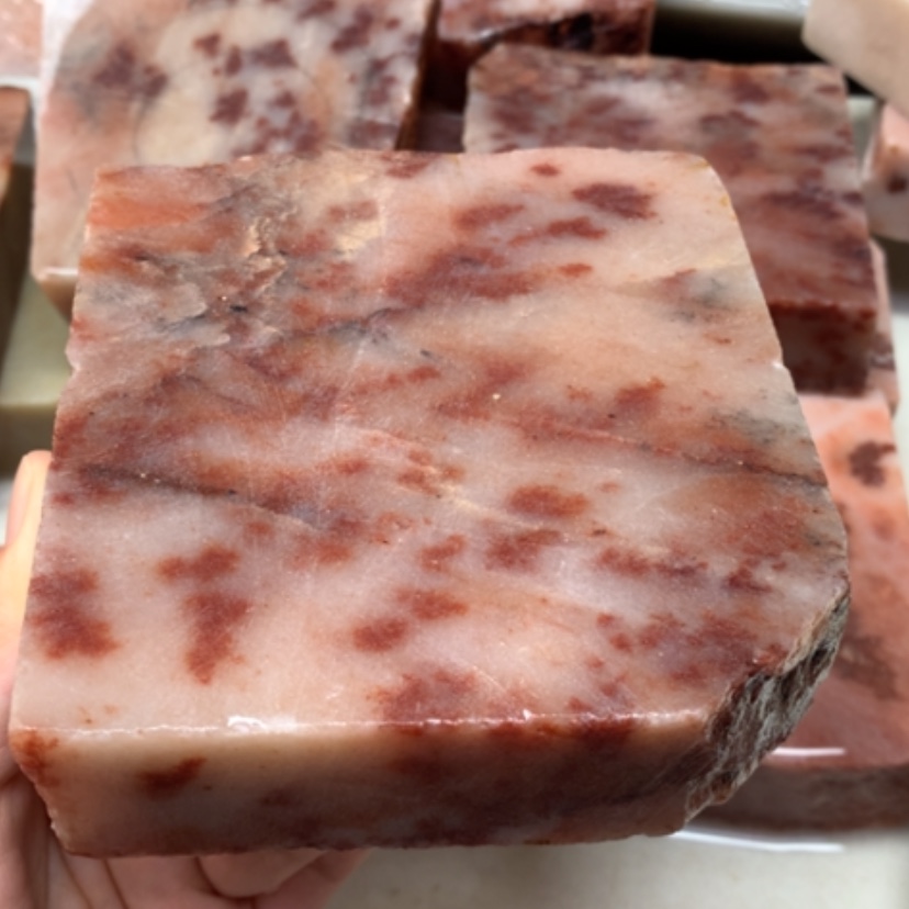 【闪购商品】未镶嵌手镯石英岩玉红草花2