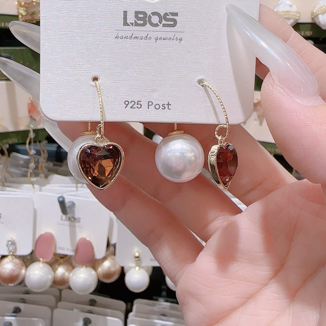 锆石铜合金925银耳环