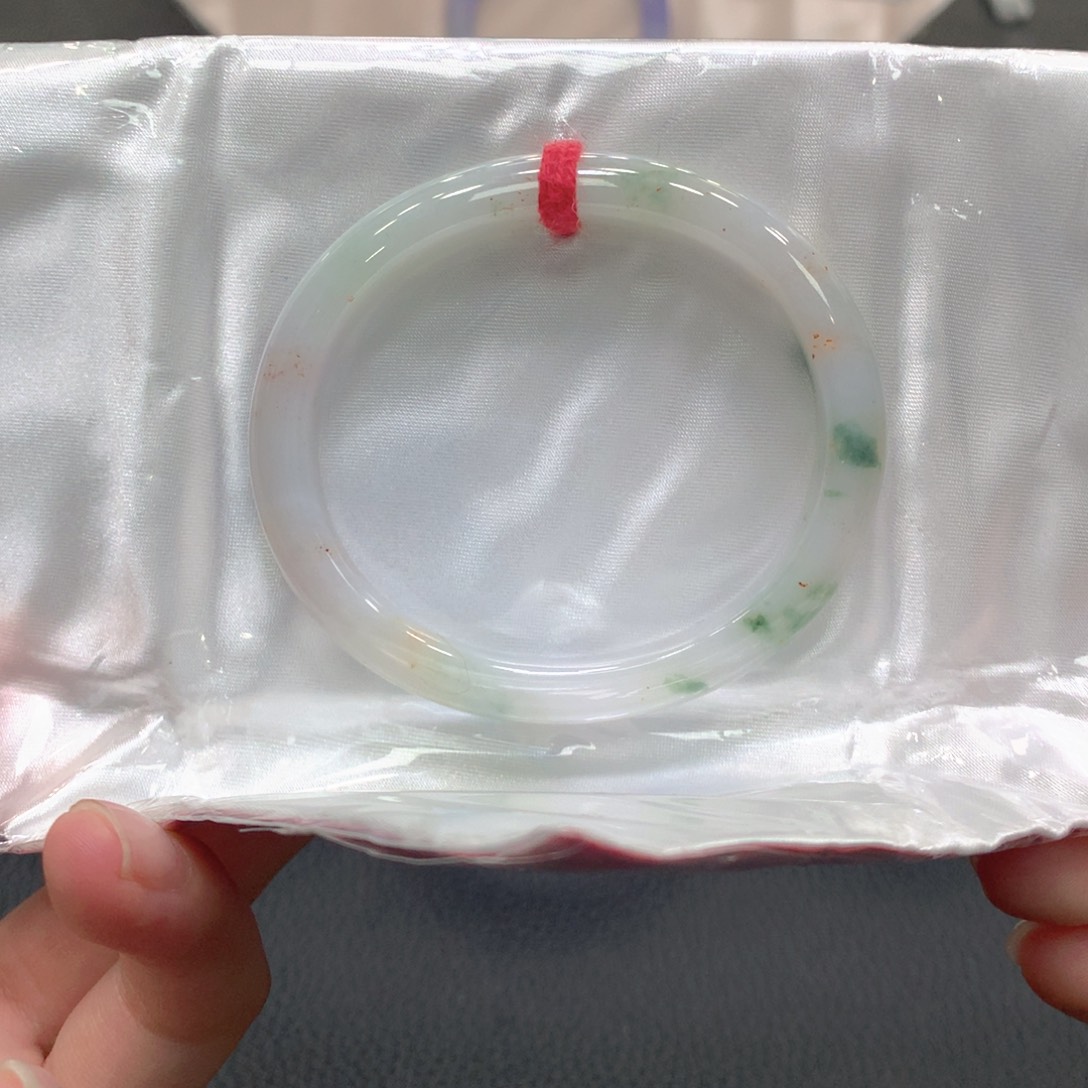 翡翠未镶嵌手镯贵妃完整2号