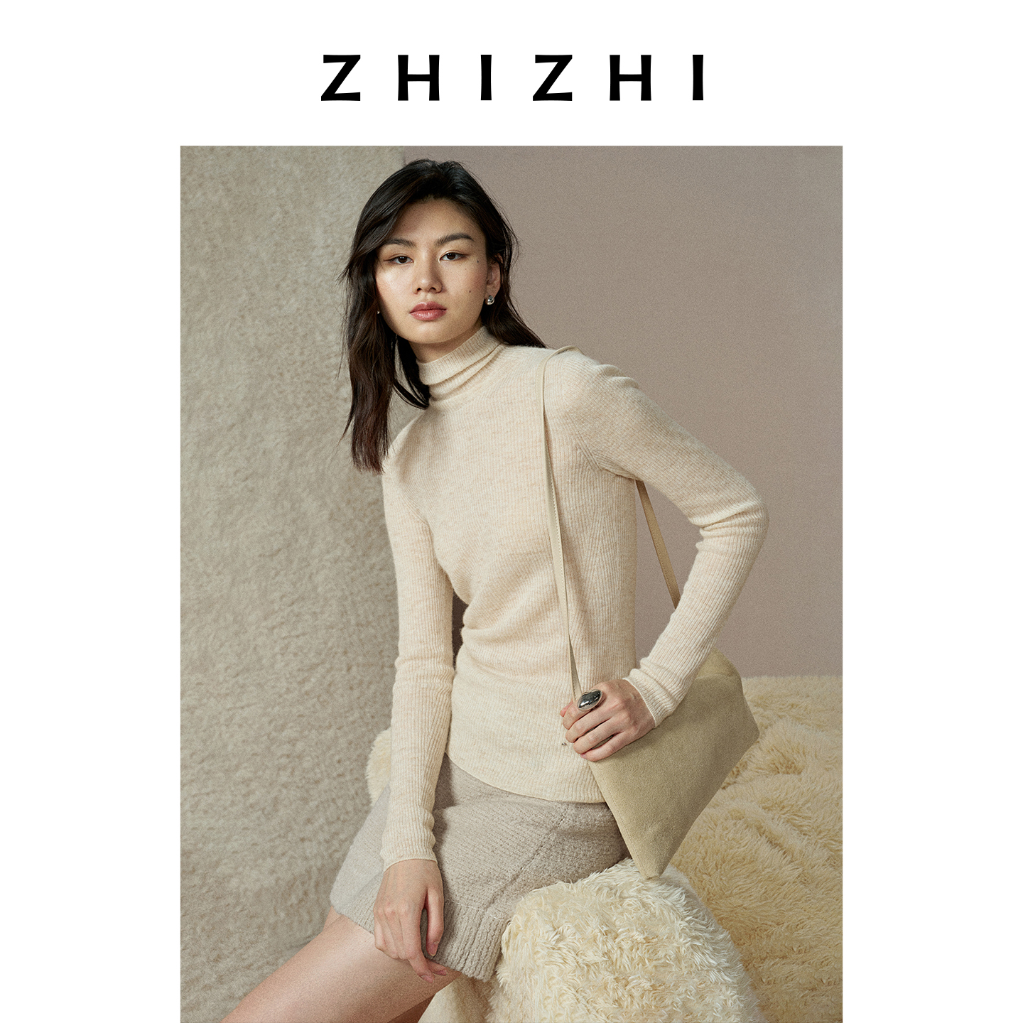 【橱窗】致知 六州 叠穿百搭羊毛修身无缝打底女25年冬ZZ2EWKZN123