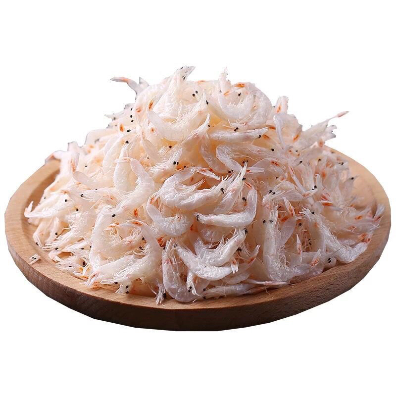 新鲜无盐淡虾皮生晒海鲜零食美味甄选即食海鲜干货8元一袋同城派送